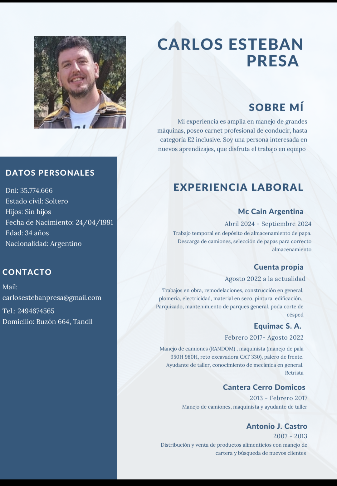 Carlos esteban Presa